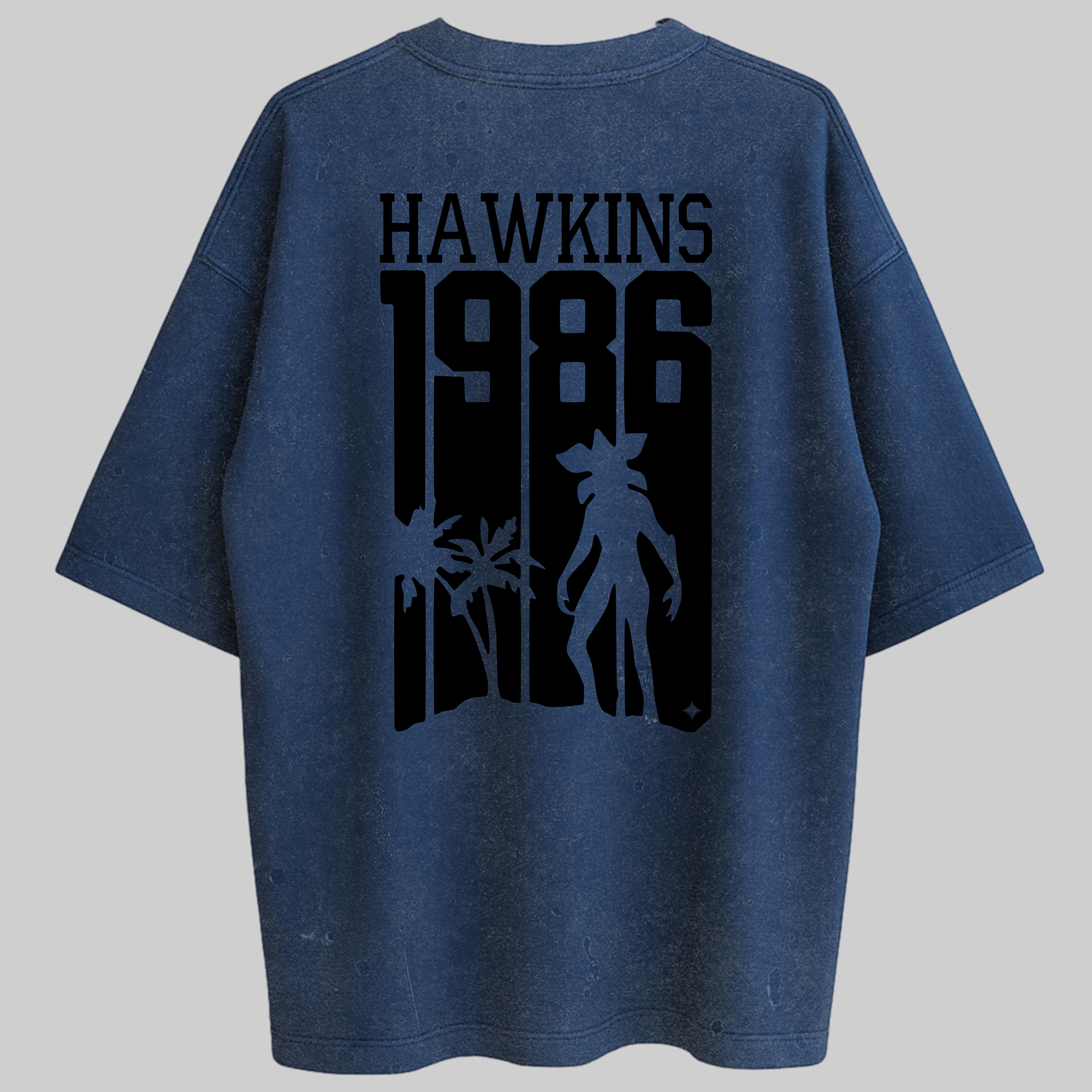 Oversized Hawkins 1986 Zero Encolhimento