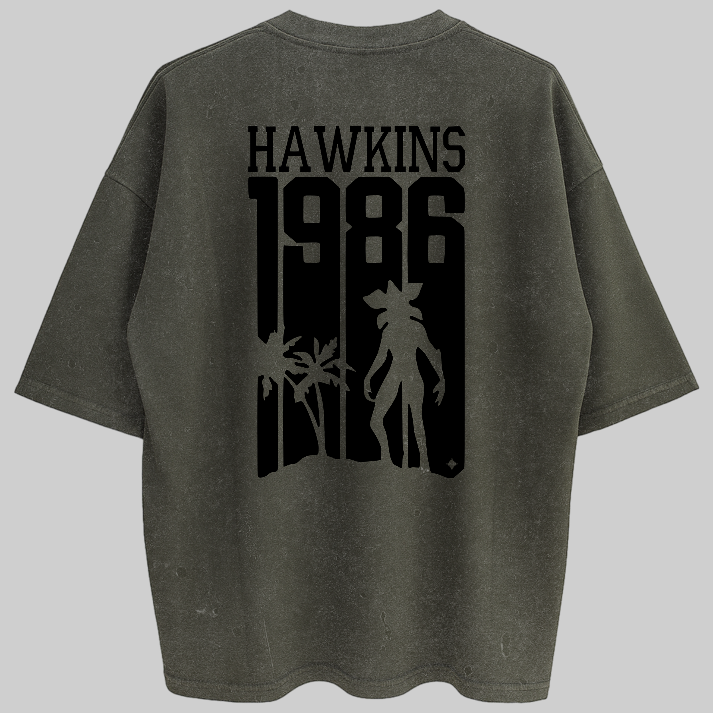 Oversized Hawkins 1986 Zero Encolhimento