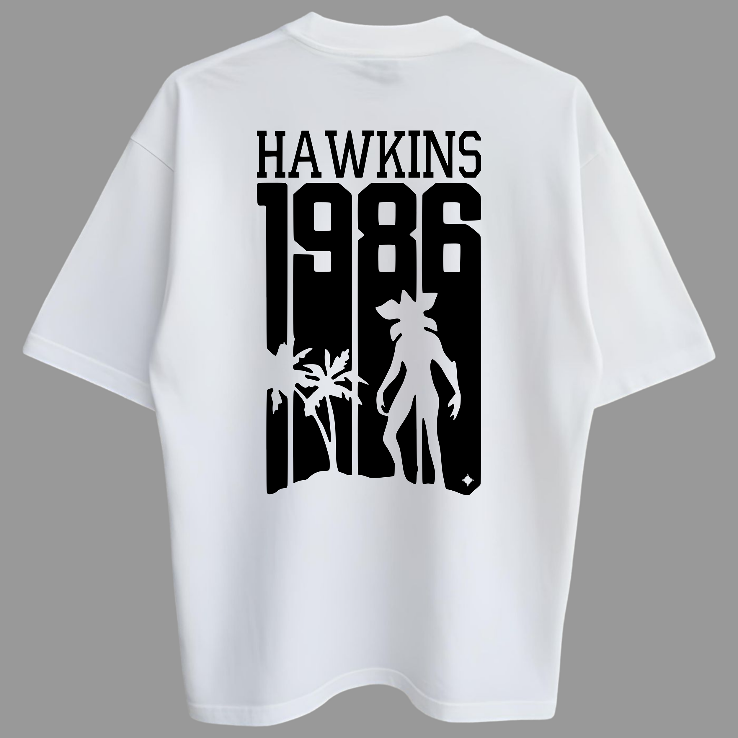 Oversized Hawkins 1986 Zero Encolhimento
