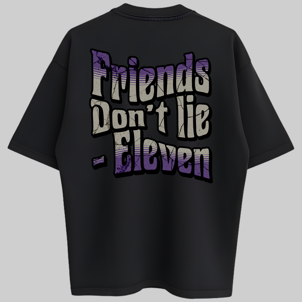 Oversized Friends Don't Lie Zero Encolhimento