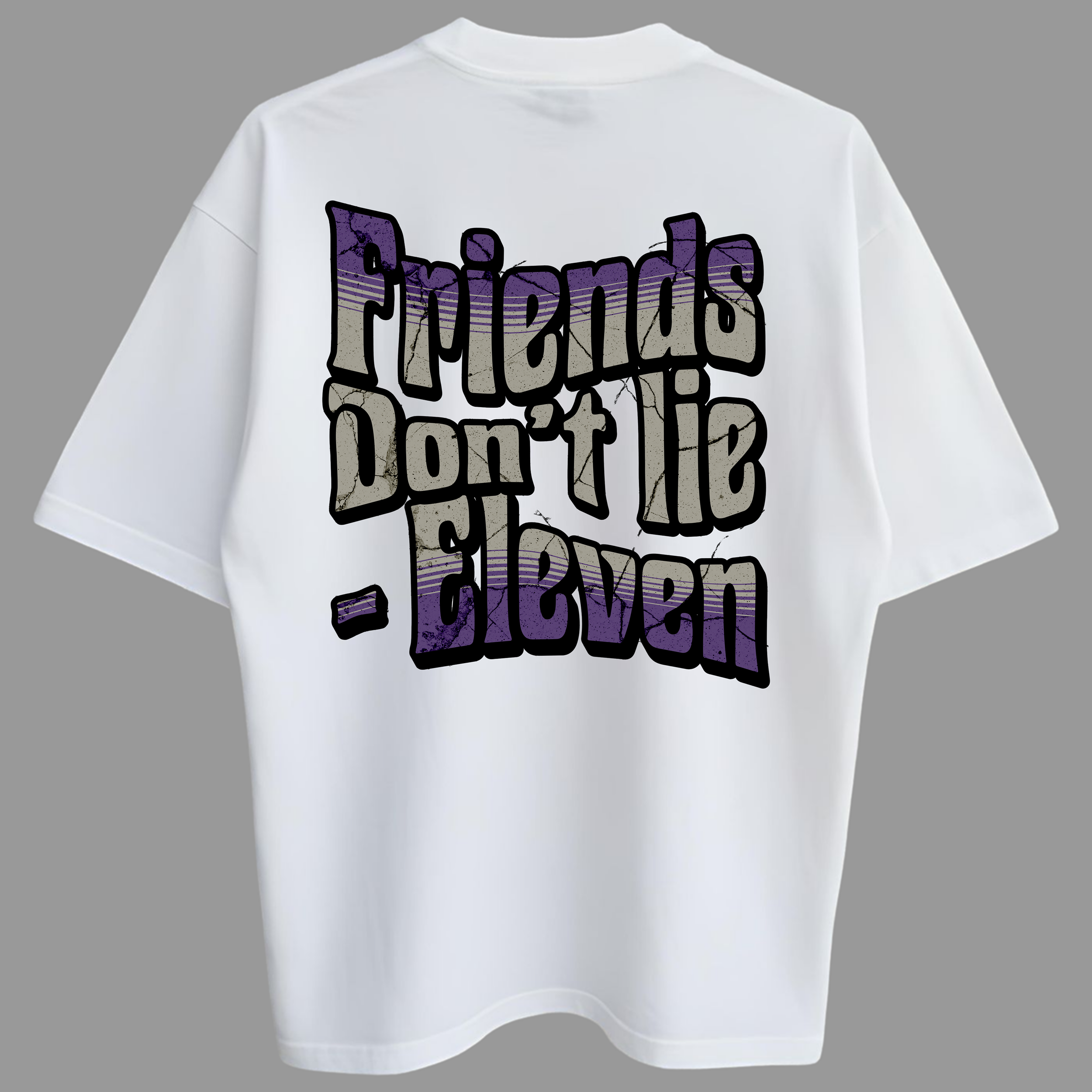 Oversized Friends Don't Lie Zero Encolhimento