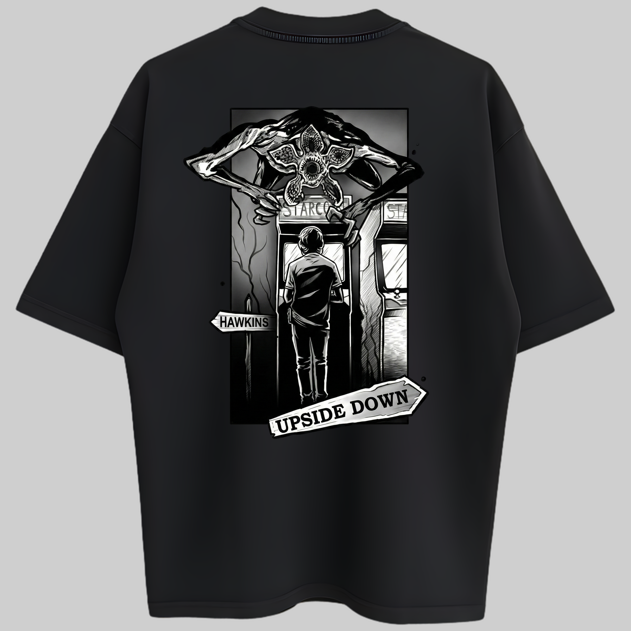 Oversized Upside Down Zero Encolhimento
