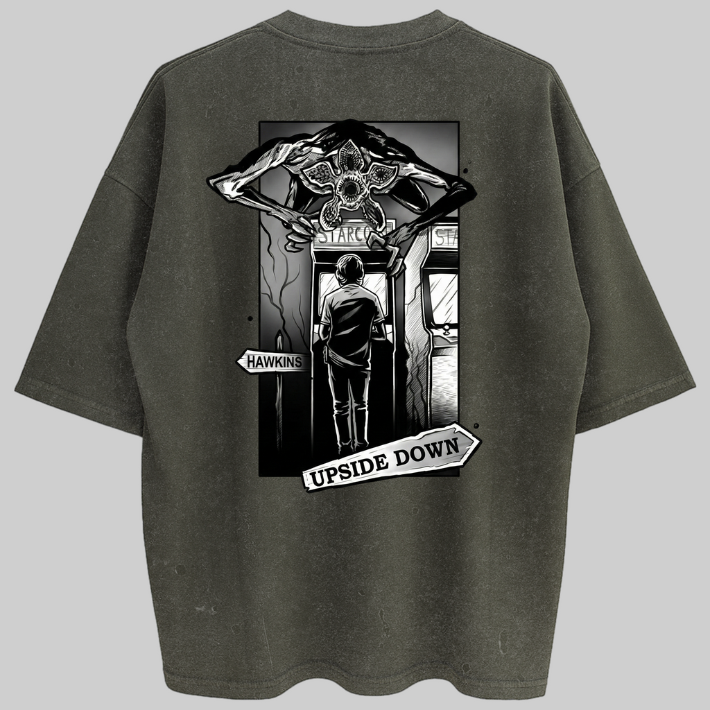 Oversized Upside Down Zero Encolhimento