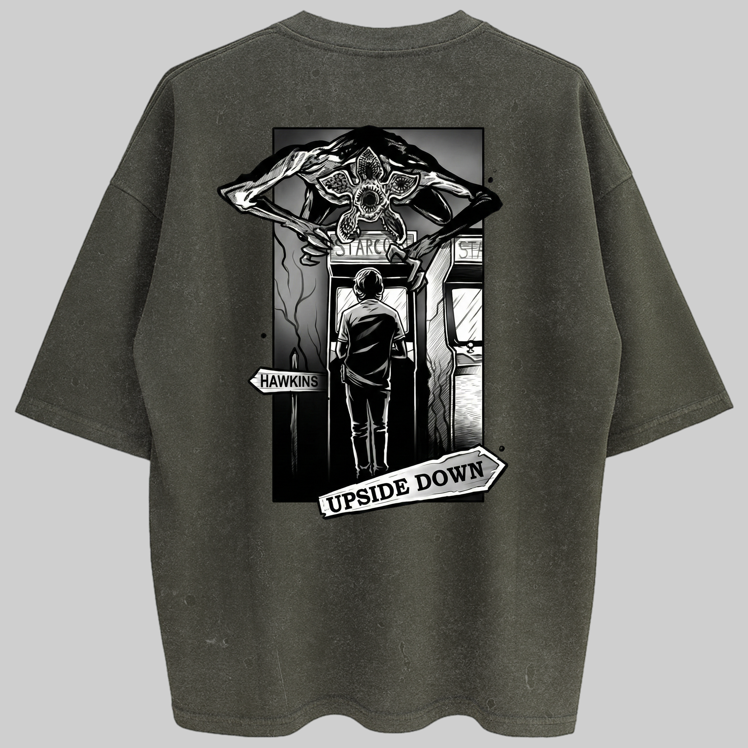 Oversized Upside Down Zero Encolhimento