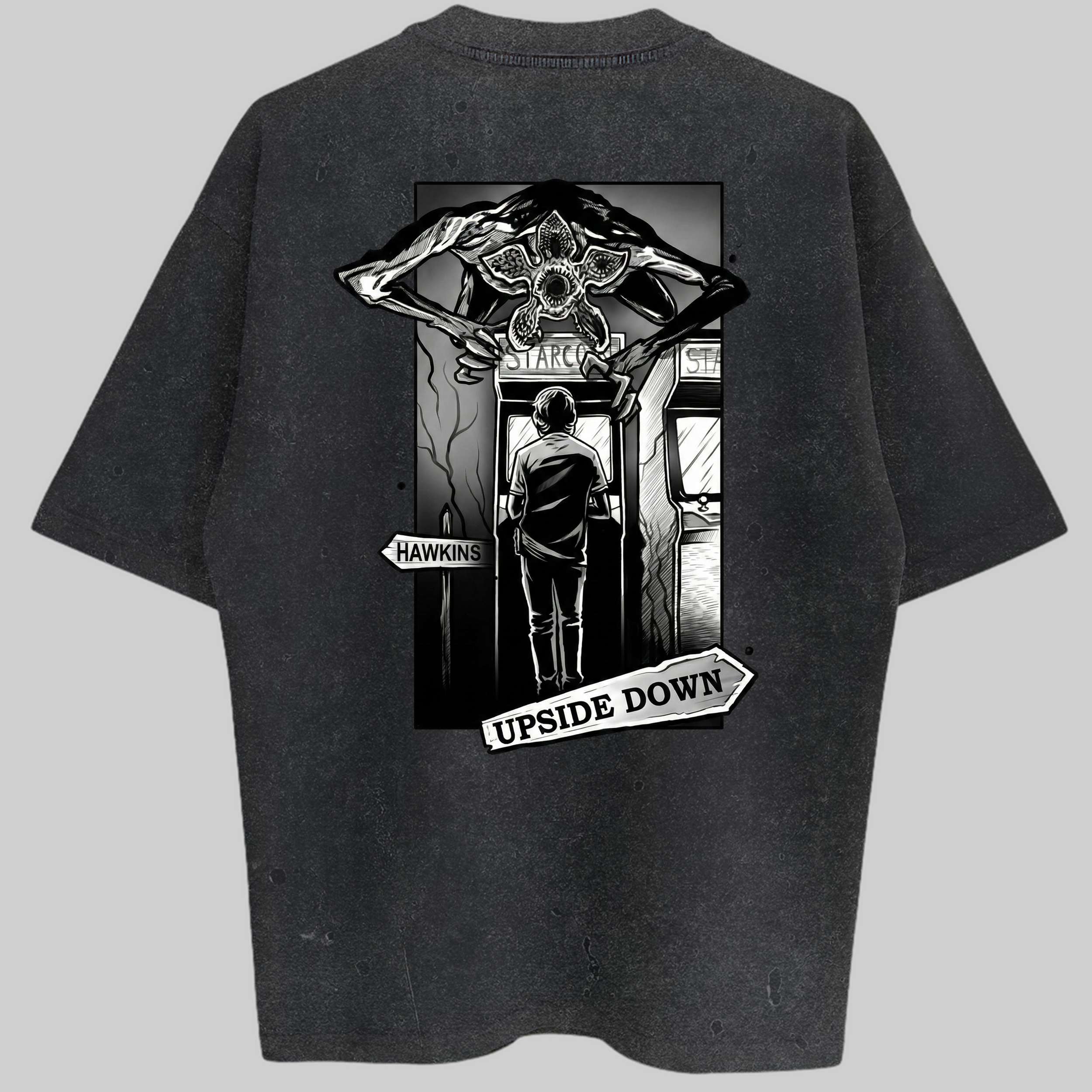 Oversized Upside Down Zero Encolhimento