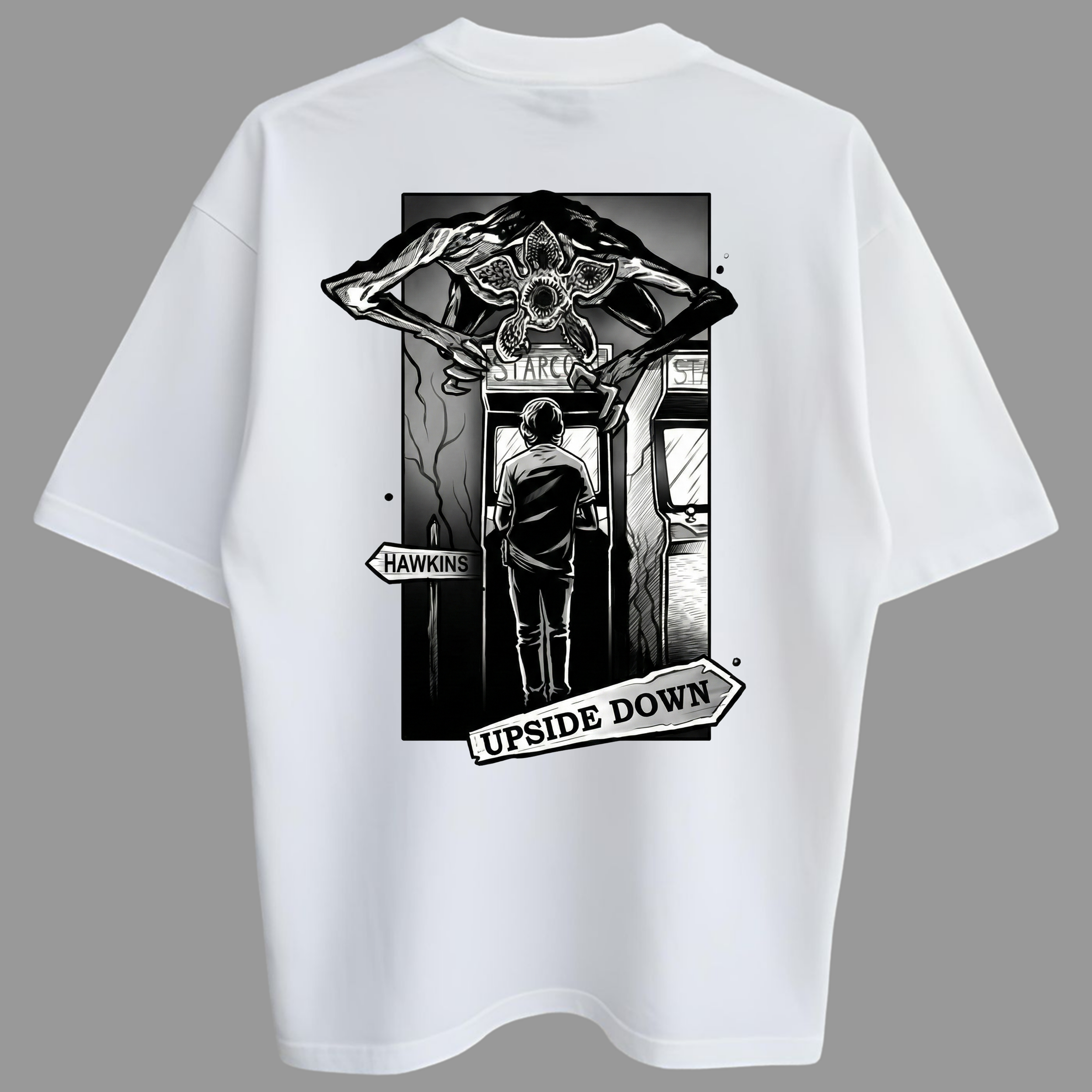 Oversized Upside Down Zero Encolhimento