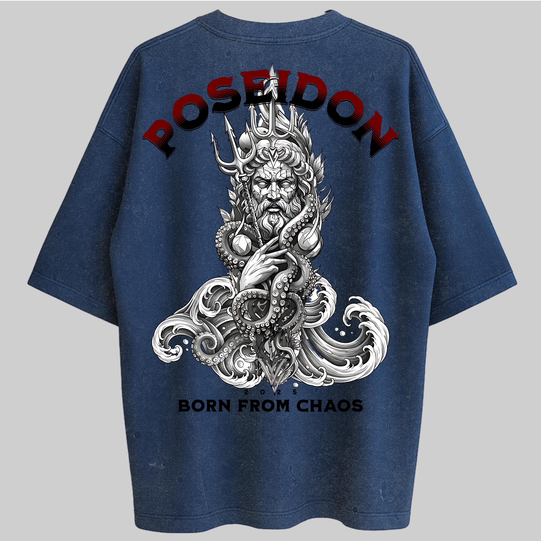 Oversized Poseidon Zero Encolhimento