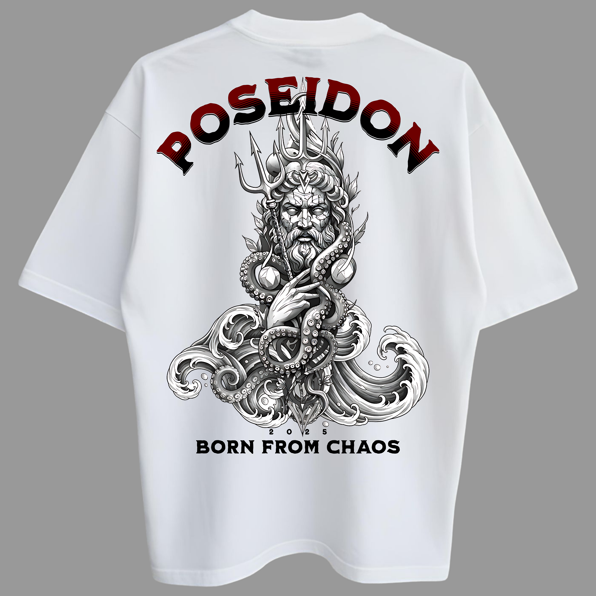 Oversized Poseidon Zero Encolhimento