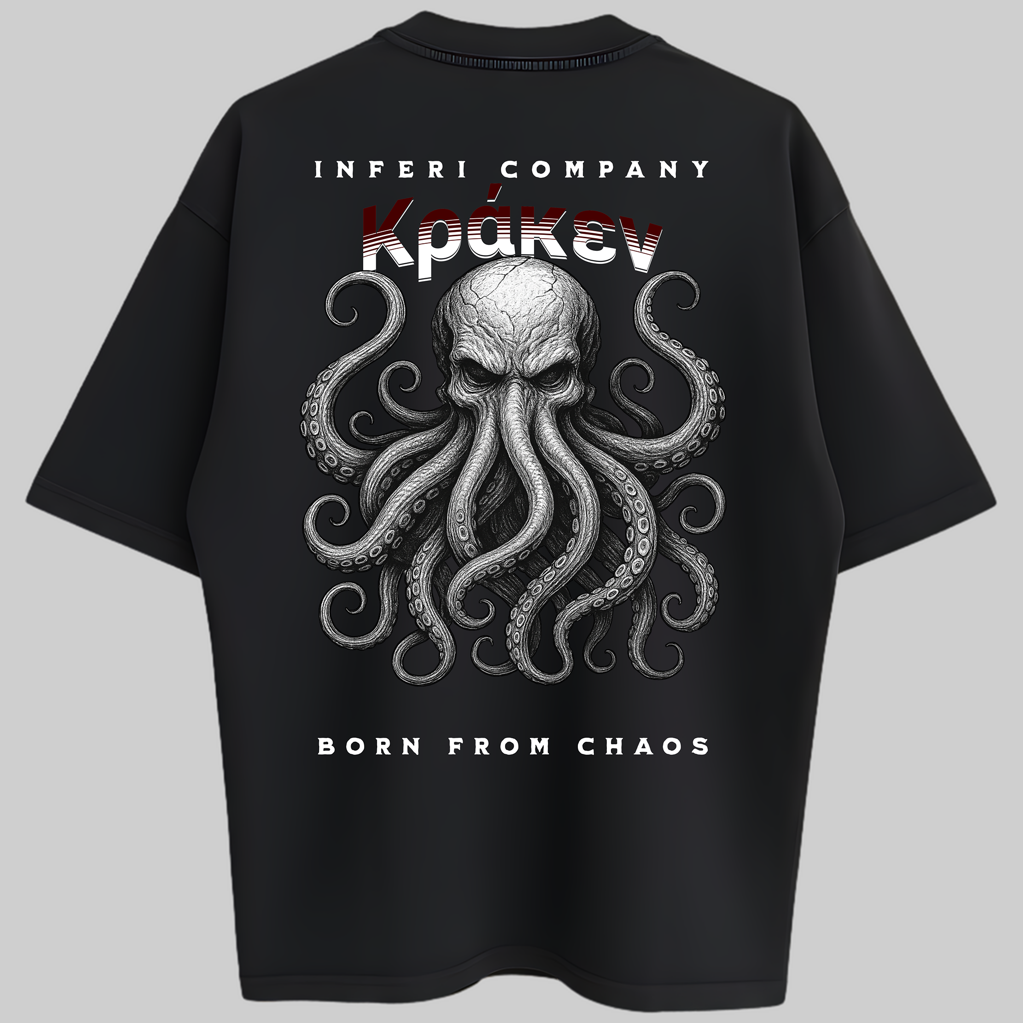 Oversized Kraken Zero Encolhimento