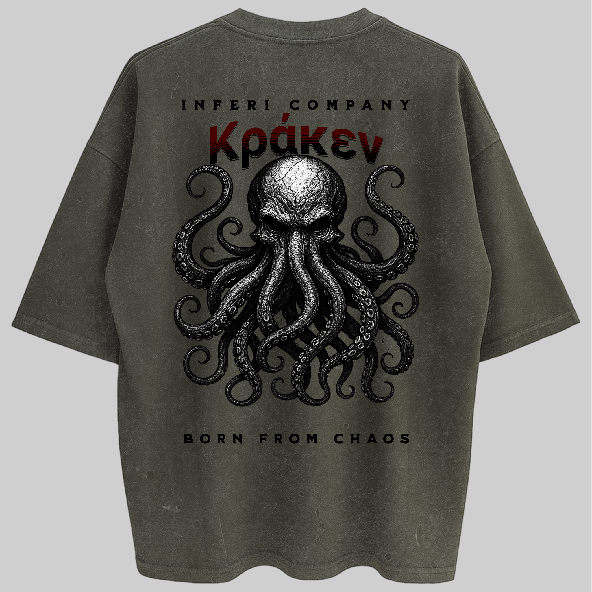 Oversized Kraken Zero Encolhimento