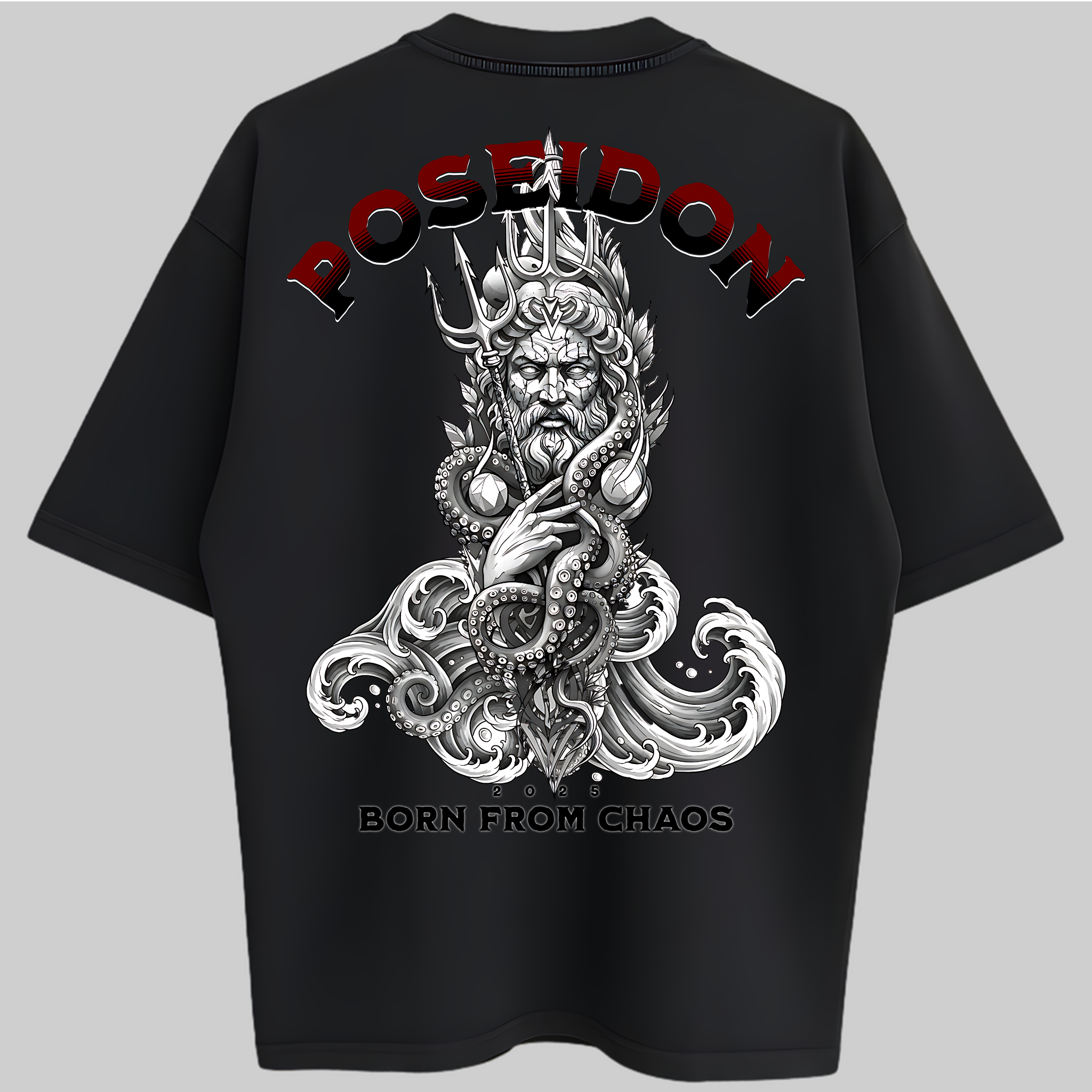 Oversized Poseidon Zero Encolhimento