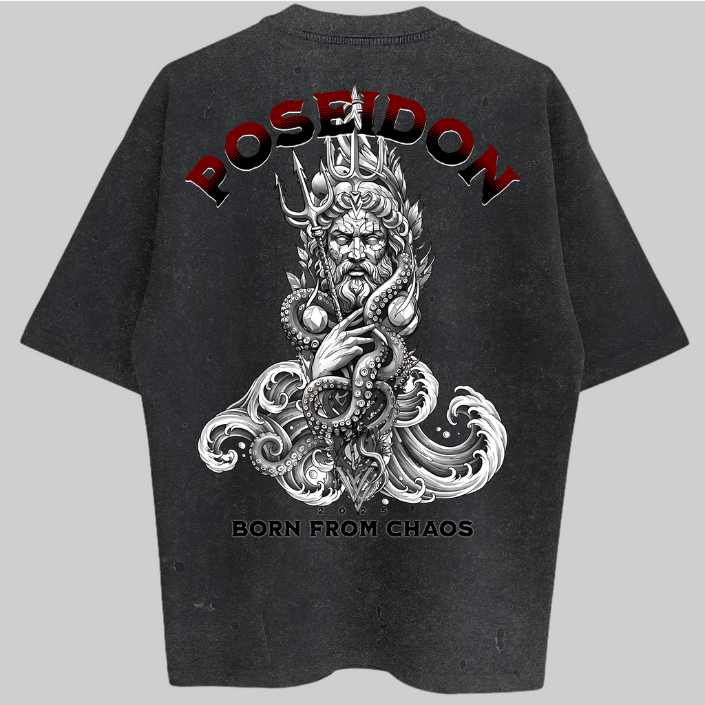 Oversized Poseidon Zero Encolhimento