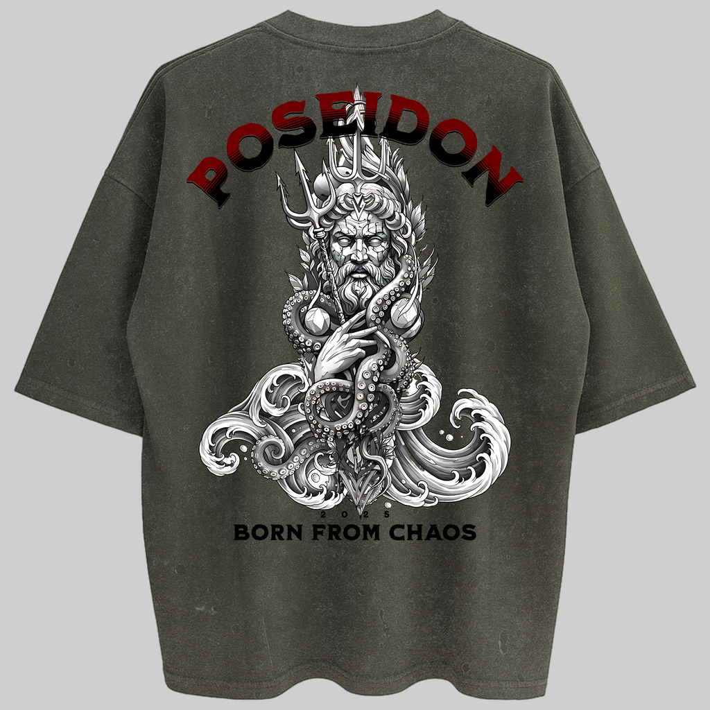 Oversized Poseidon Zero Encolhimento