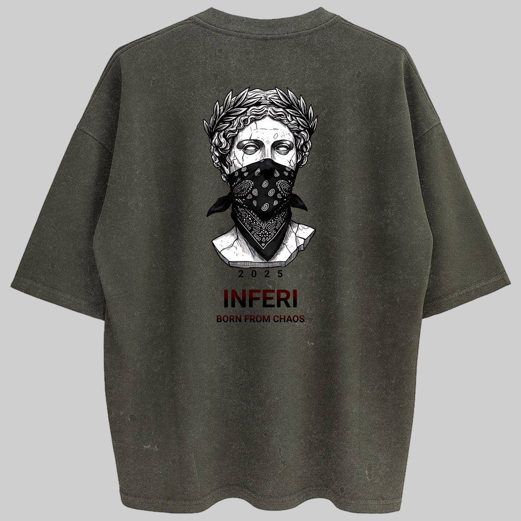 Oversized Silent Rebellion Zero Encolhimento