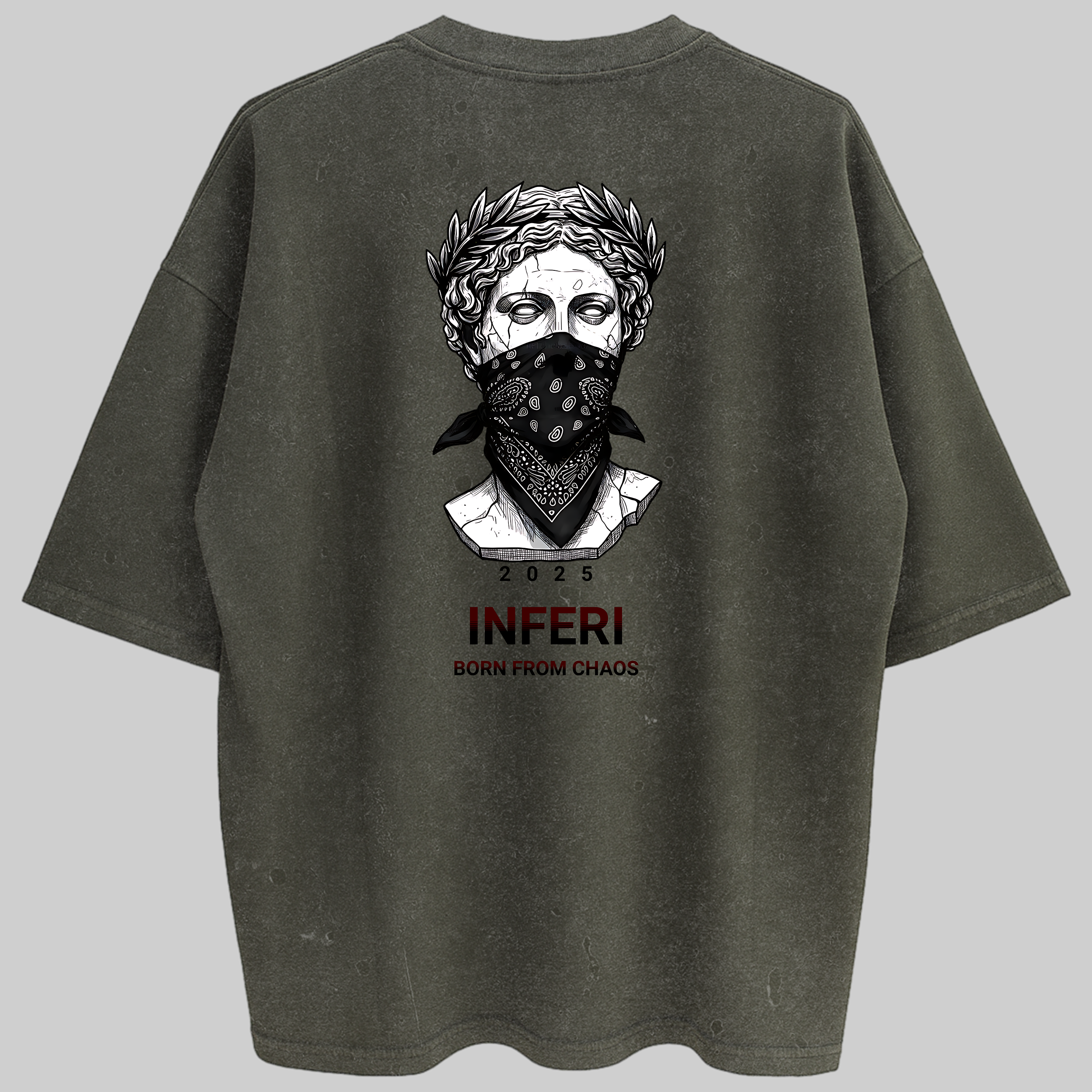 Oversized Silent Rebellion Zero Encolhimento