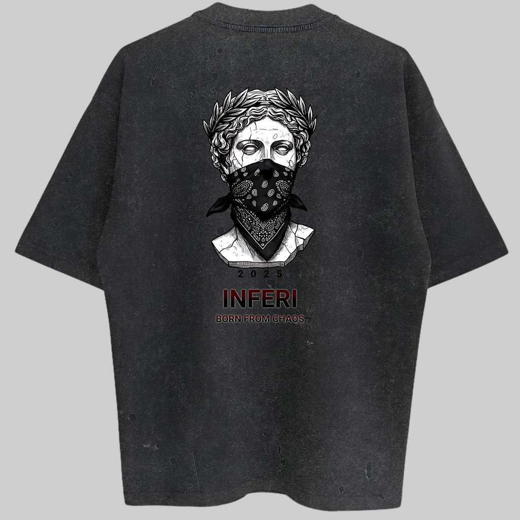 Oversized Silent Rebellion Zero Encolhimento
