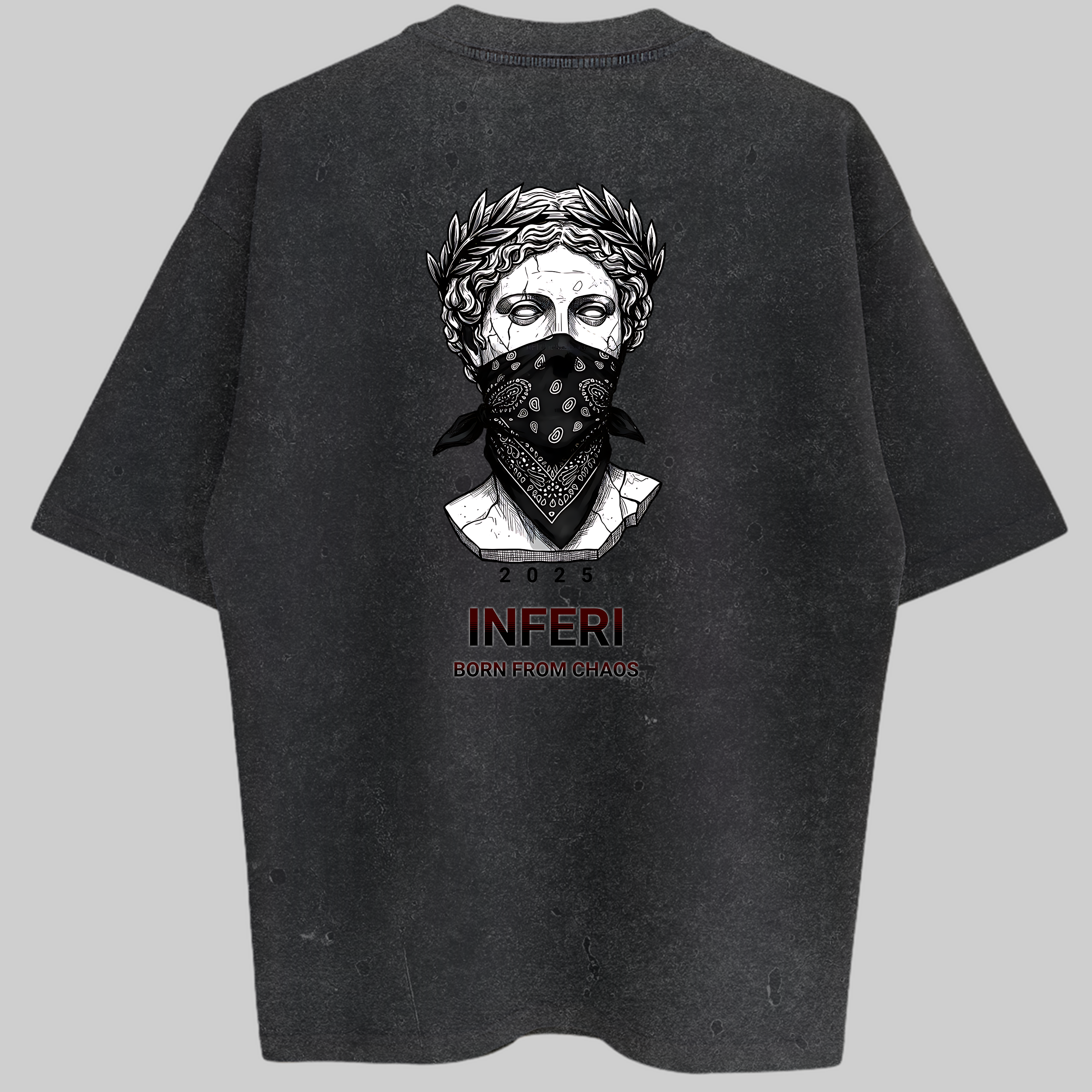 Oversized Silent Rebellion Zero Encolhimento