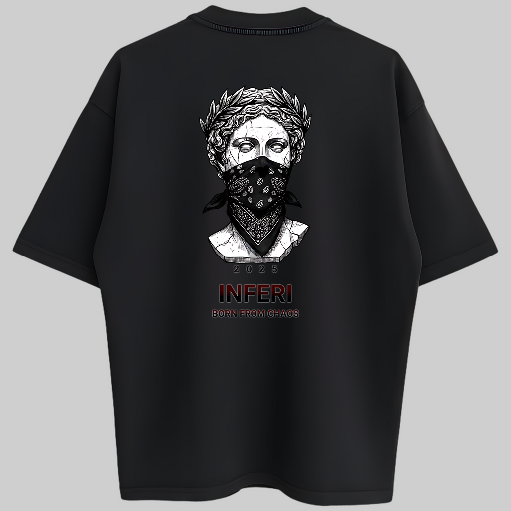 Oversized Silent Rebellion Zero Encolhimento