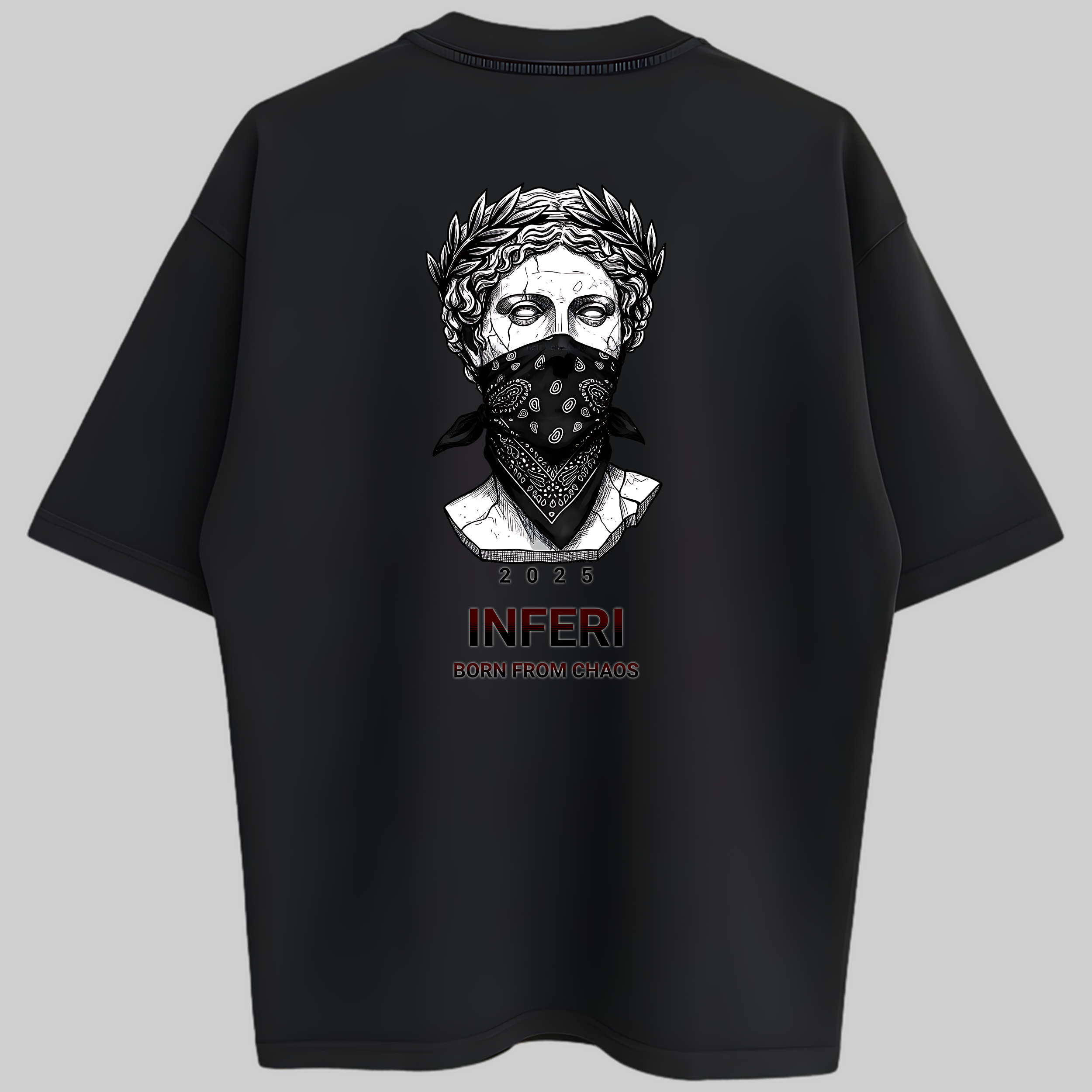 Oversized Silent Rebellion Zero Encolhimento