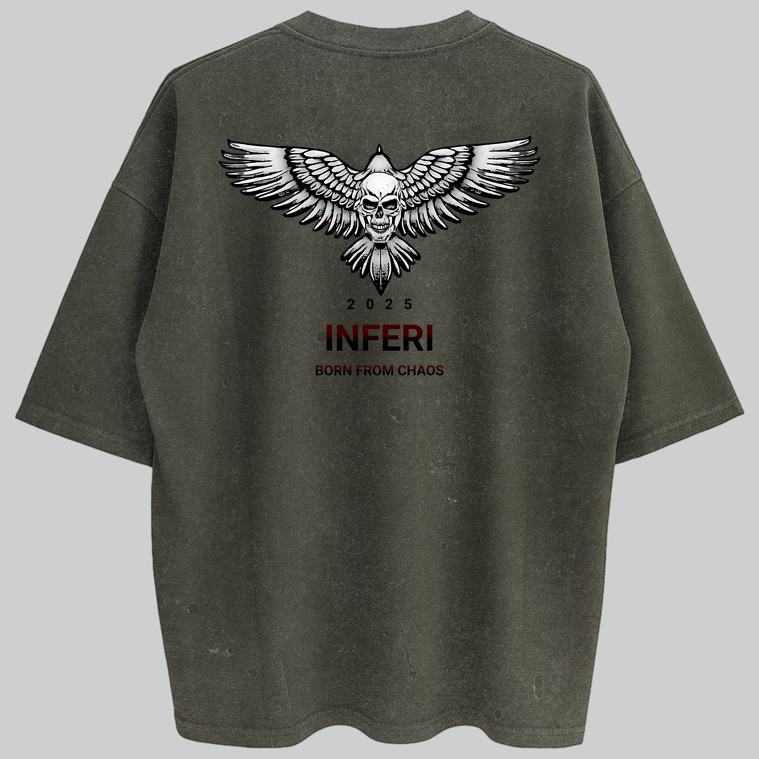 Oversized Black Ascension Zero Encolhimento