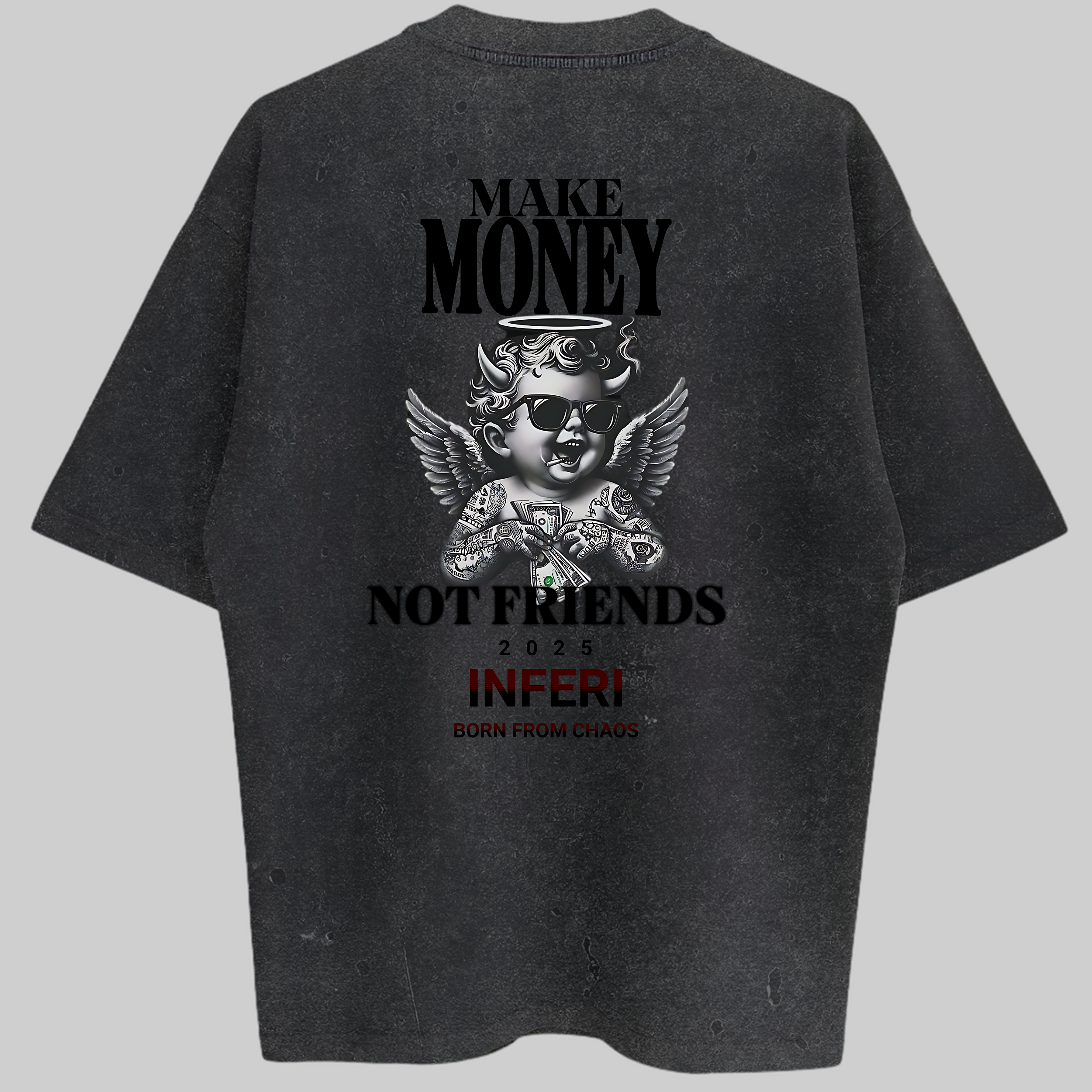 Oversized Greed Angel Zero Encolhimento