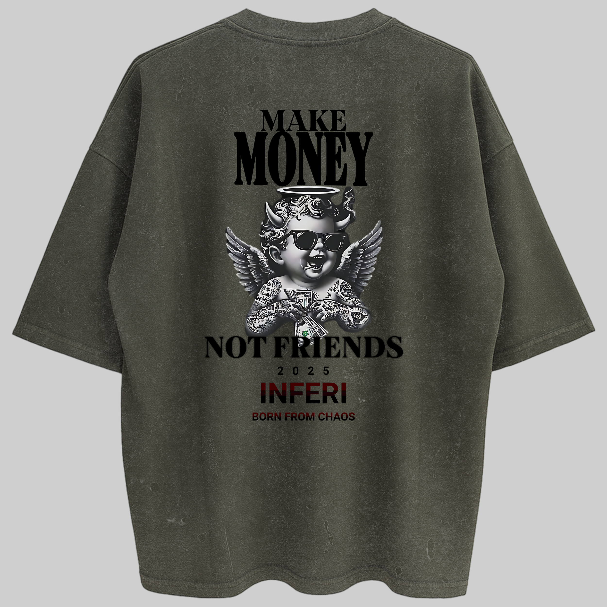 Oversized Greed Angel Zero Encolhimento