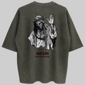 Oversized Broken Salvation Zero Encolhimento