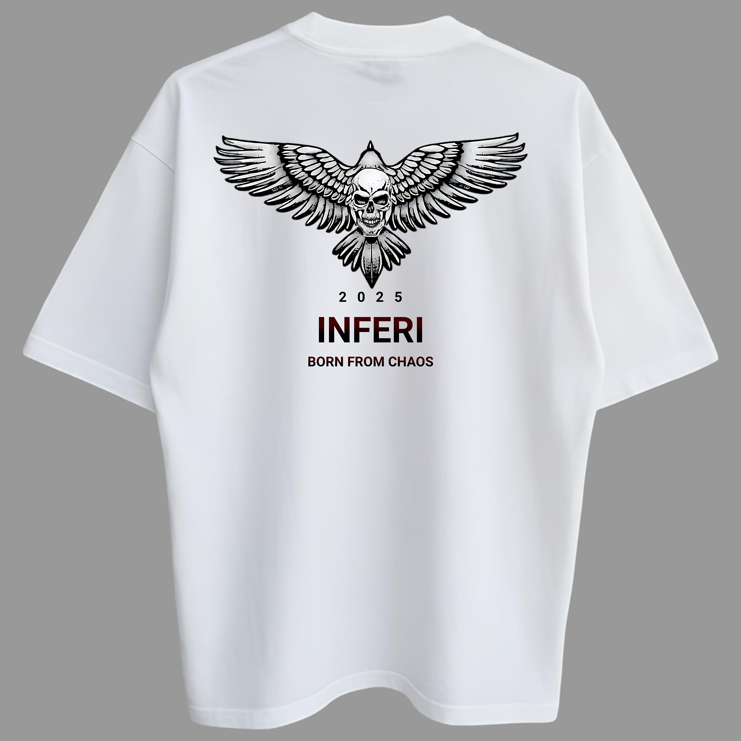 Oversized Black Ascension Zero Encolhimento