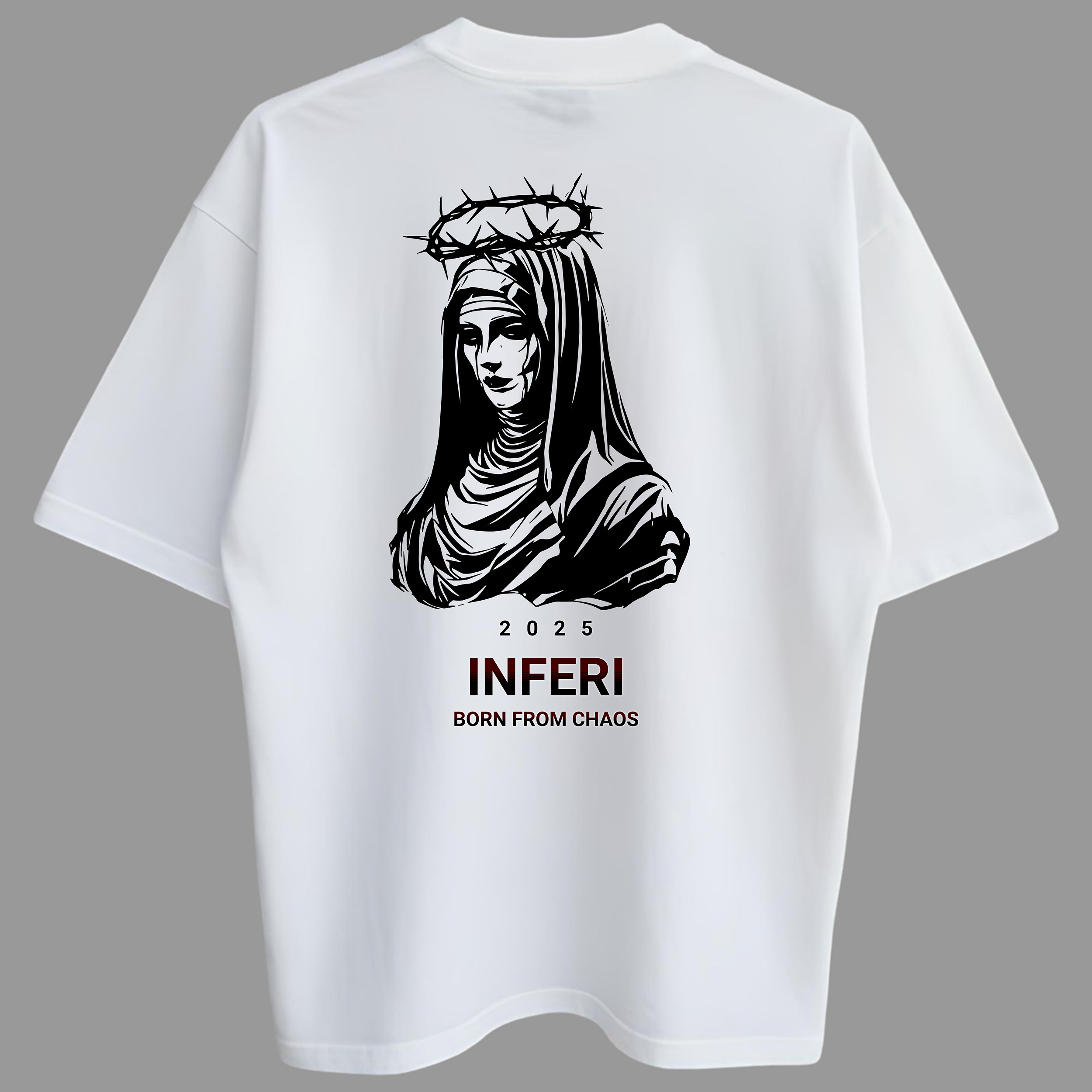 Oversized Profane Providence Zero Encolhimento