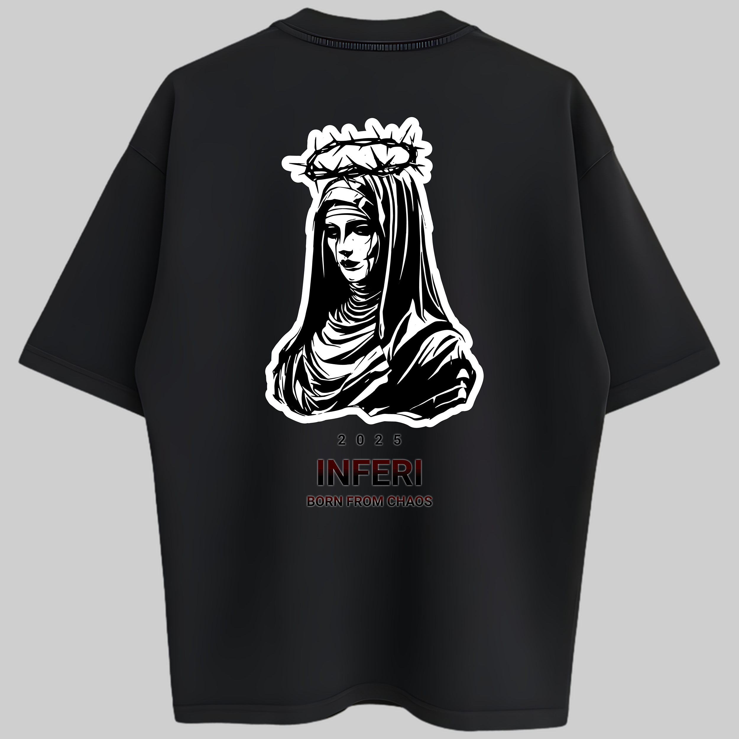 Oversized Profane Providence Zero Encolhimento