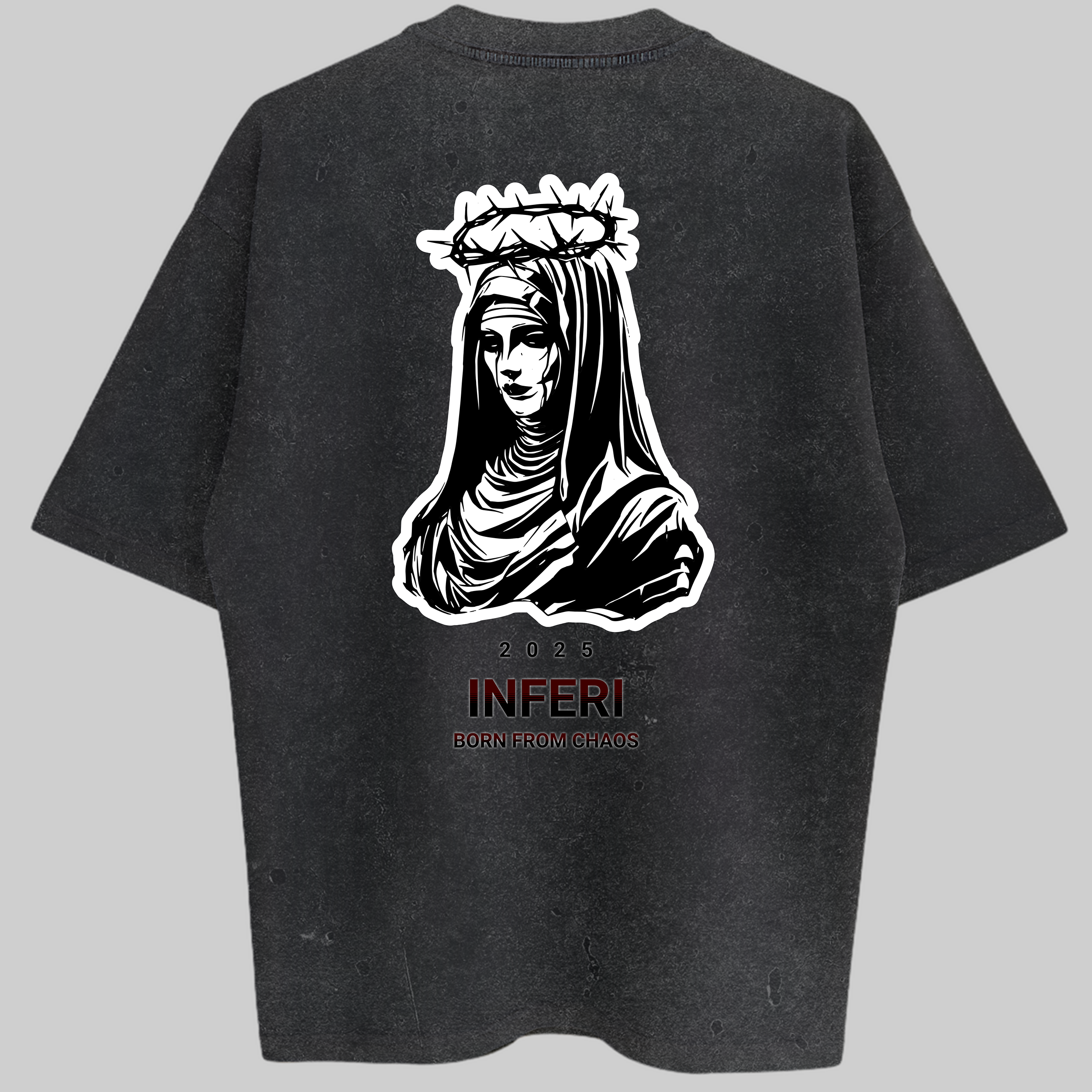 Oversized Profane Providence Zero Encolhimento