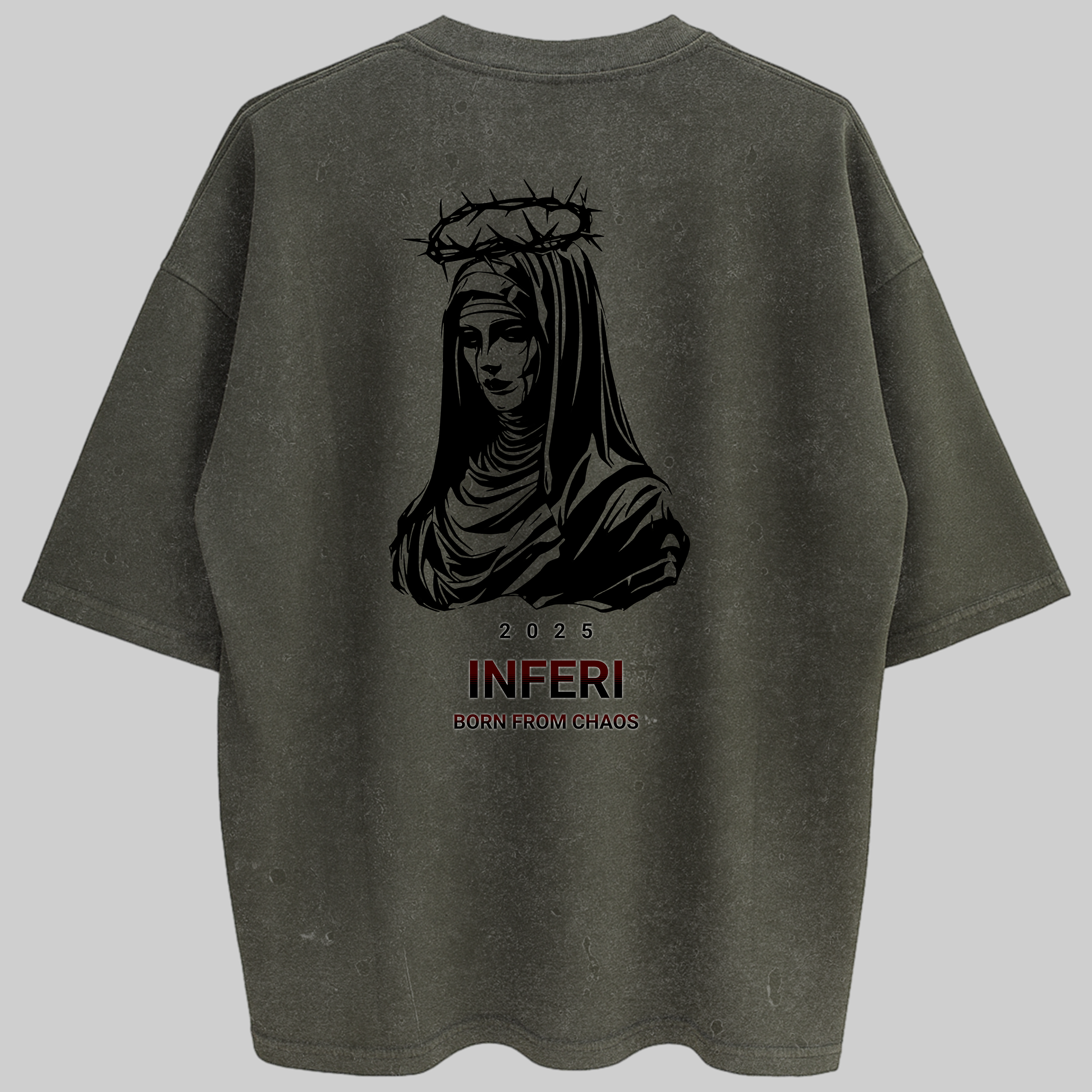 Oversized Profane Providence Zero Encolhimento
