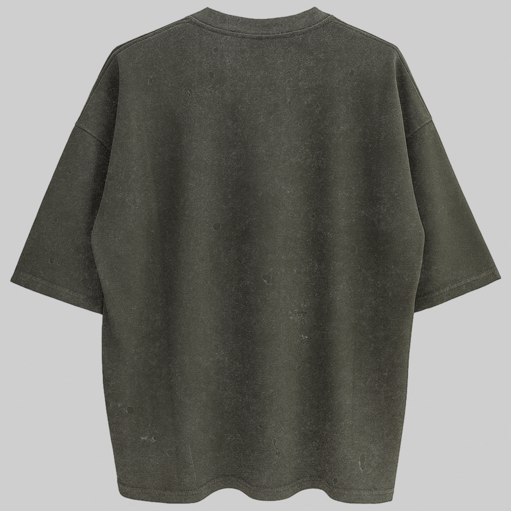Oversized Minimal Zero Encolhimento
