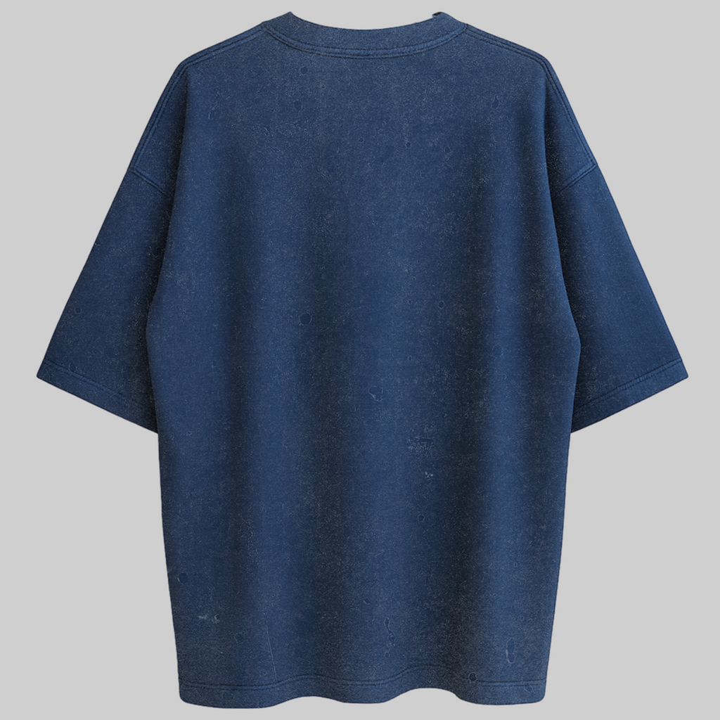 Oversized Minimal Zero Encolhimento