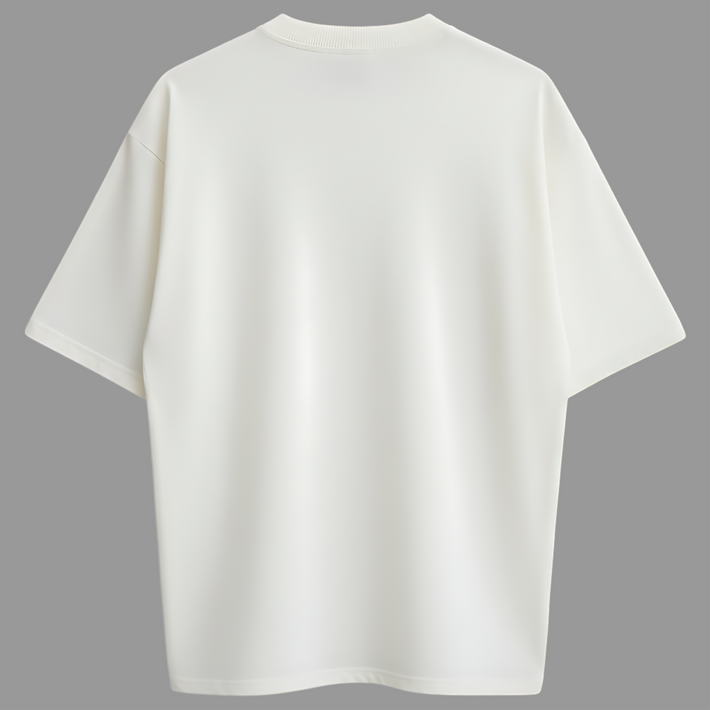 Oversized Minimal Zero Encolhimento
