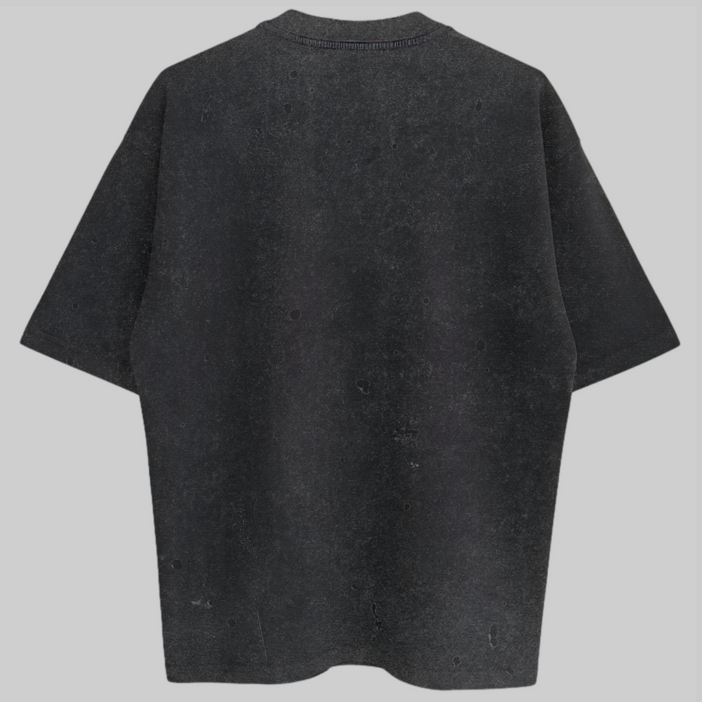 Oversized Minimal Zero Encolhimento
