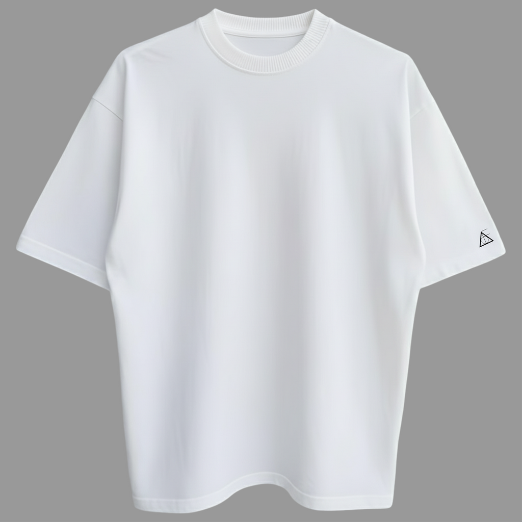 Oversized Minimal Zero Encolhimento