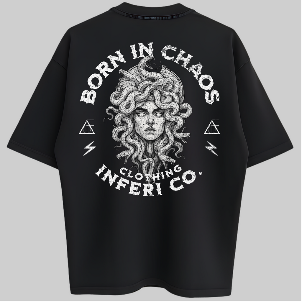 Oversized Born In Chaos Zero Encolhimento