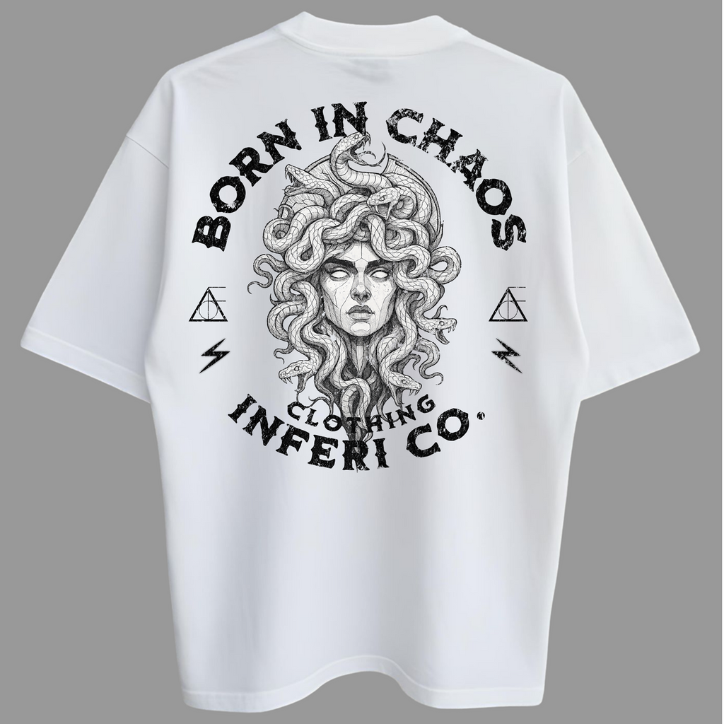 Oversized Born In Chaos Zero Encolhimento